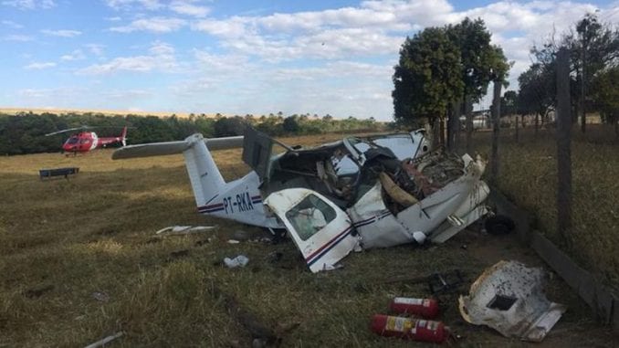 Avião_Caiu_em Brasília