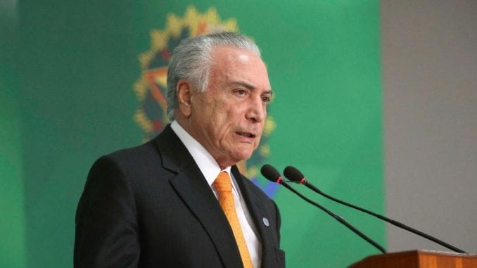Michel Temmer deverá voltar a prisão