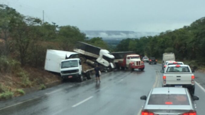 Serra do Saco, BR-242, Barreiras, Acidente