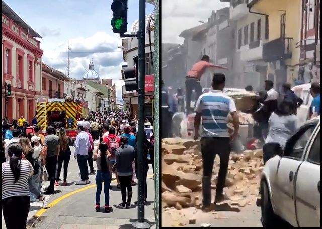 Equador, magnitude sísmica, escala Richter
