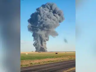 Explosão vacas leiteiras, fazenda, Texas