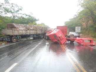 Serra do Piragibe, BR-242, Muquém do São Francisco, Bahia, acidente