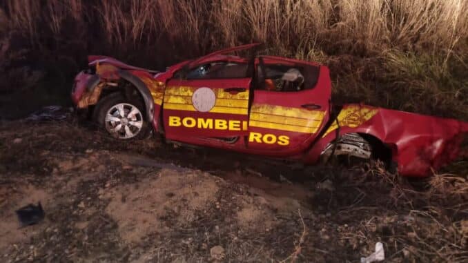 Dianópolis, Bombeiro, brigadistas, acidente, viatura do corpo de bombeiros