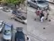 Homem agredindo policiais, Itapetinga, Bahia
