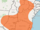Bahia tem alerta laranja, Alerta Laranja, Inmet, Instituto Nacional de Meteorologia, Temporal, Previsão do Tempo, Chuva Intensa, Raios, Trovão, Descarga Elétrica