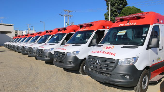 Bahia recebe 34 novas ambulâncias do SAMU