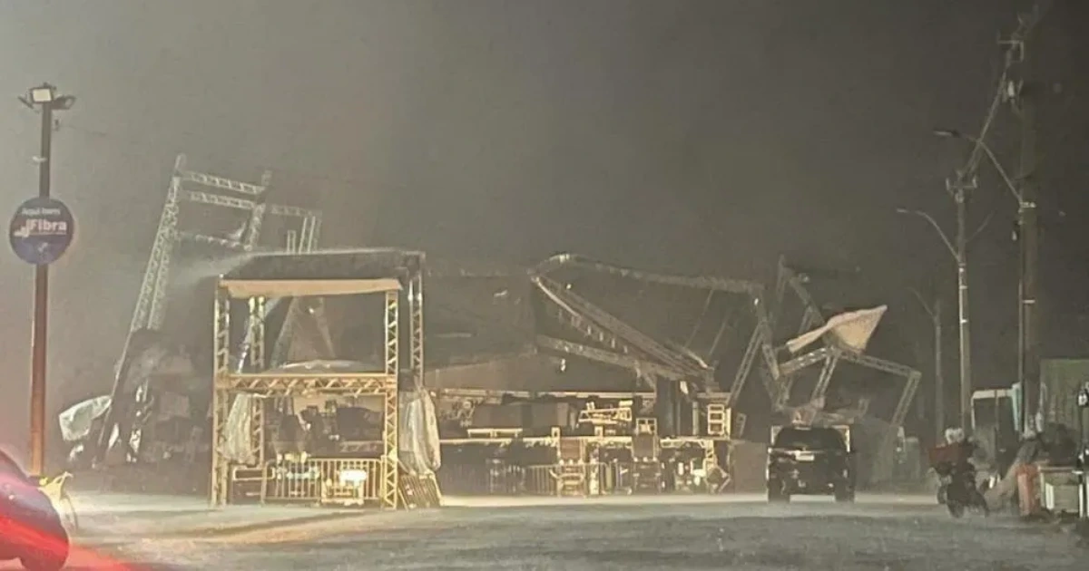Temporal, palco, Wesley Safadão, Bom Jesus, Piauí