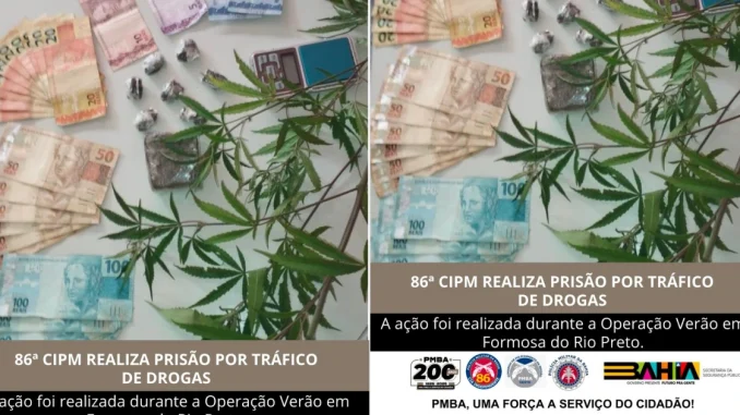 Prisão jovem Formosa do Rio Preto, Bahia, 86ª CIPM, Polícia Militar