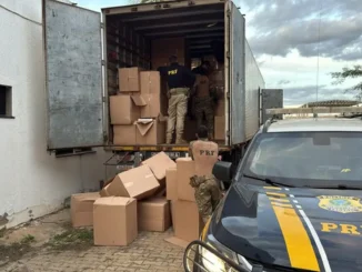 cigarro em Barreiras, PRF, Polícia Rodoviária Federal, BR-135, Barreiras, Bahia