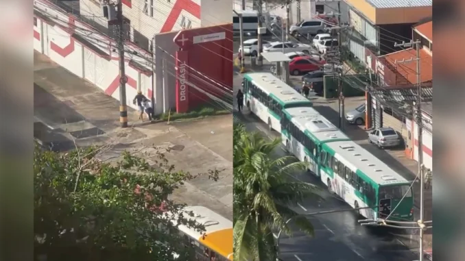 tiroteio-salvador-bahia Tiroteio em Patamares, Salvador, deixa um morto e um policial ferido.