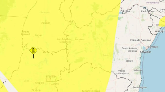 alerta-baixa-umidade alerta baixa umidade Bahia, Tempo em Formosa do Rio Preto, Bahia, Mapa de alerta de baixa umidade na Bahia - Inmet
