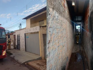incêndio kitnet Barreiras, Bahia, Corpo de Bombeiros