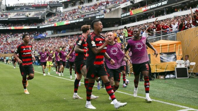 Flamengo-vence-o-Chelsea-6 Flamengo vence Chelsea por 3 a 1 com gol de Wallace Yan.