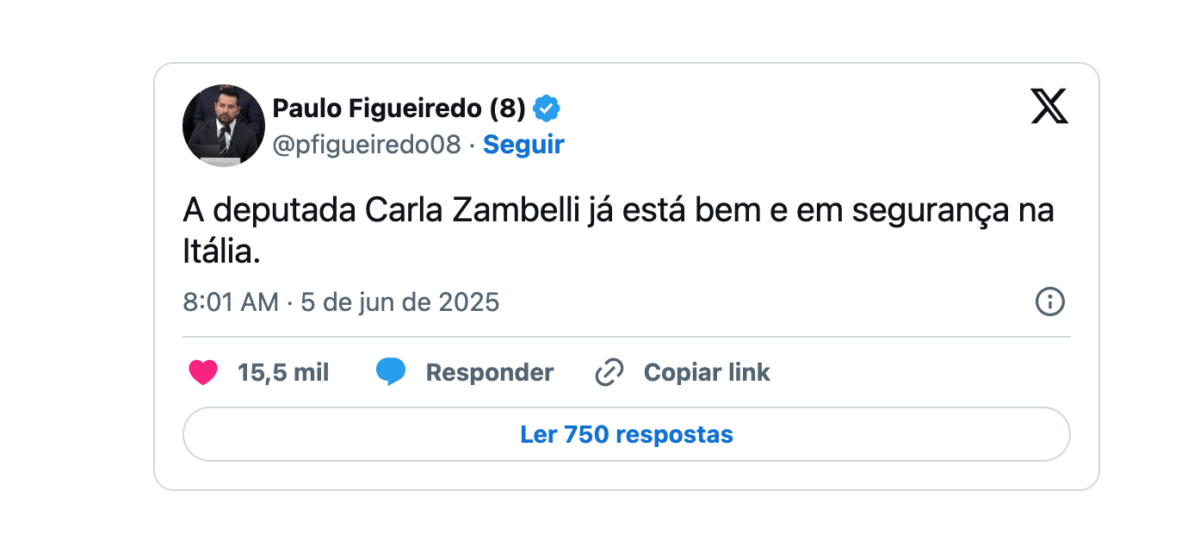 Carla Zambelli na lista vermelha de procurados pela Interpol