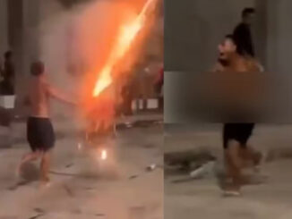 guerra de espadas na Bahia, Cruz das Almas, bomba explode na mão de homem na Bahia