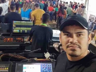 Técnico de som de Corrente morre após choque em Angical, Bahia, Helder da Conceição Alves do Santos