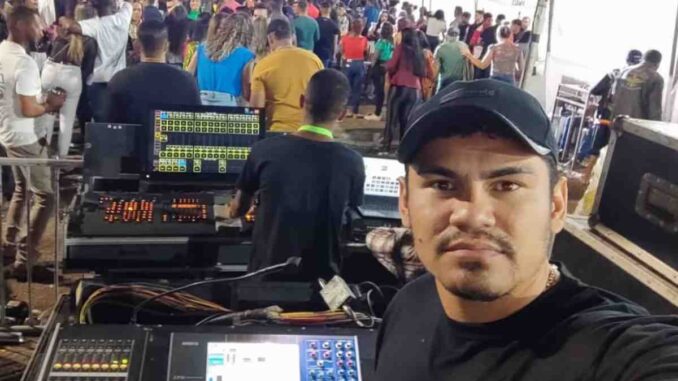 Técnico de som de Corrente morre após choque em Angical, Bahia, Helder da Conceição Alves do Santos