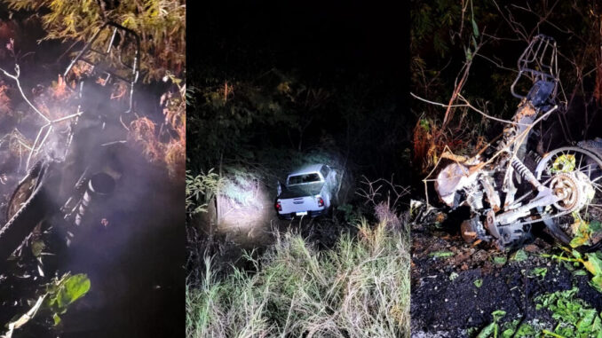 Acidente na BA-161 entre Bom Jesus da Lapa e Sítio do Mato, no Oeste da Bahia