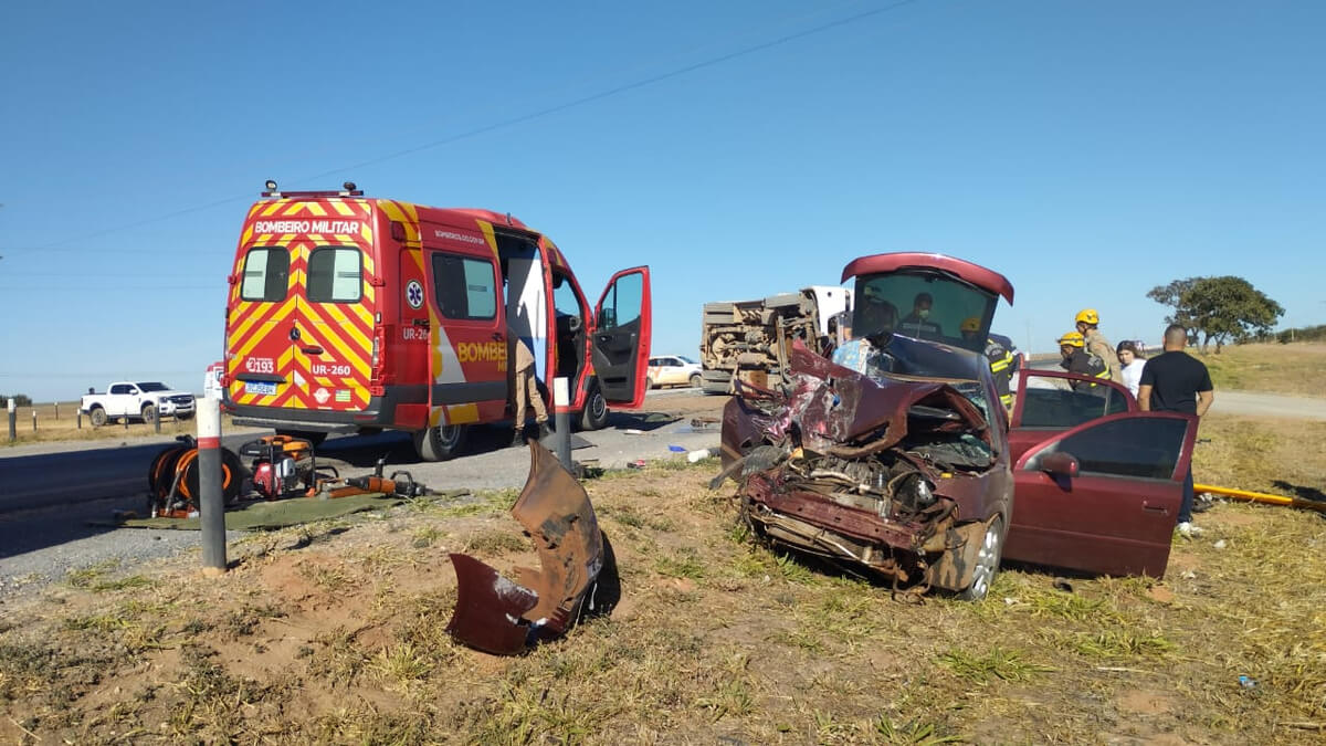 Colisão, acidente, br-349, correntina, bahia, Acidente na BR-349 Correntina