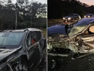 Fabiano capota carro