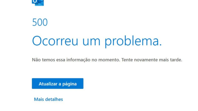 outlook Outlook fora do ar, Microsoft