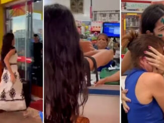 Estudante comemora bolsa do Prouni com a mãe