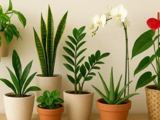 Jiboia; Espada-de-São-Jorge, Zamioculca, Orquídeas, Peperômia, Aloe vera (babosa), Antúrio, plantas dentro de casa, plantas para casa