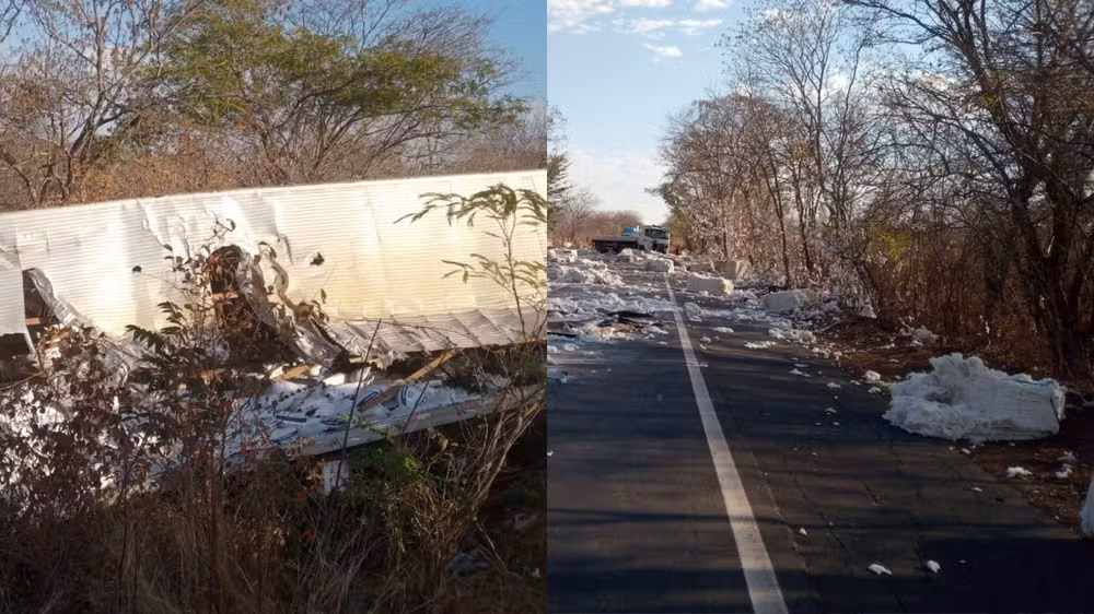 Acidente na BR-135 em Gilbués hoje