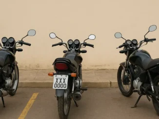 Motos recuperadas pela polícia de Formosa do Rio Preto aguardam donos