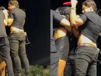 Fã invade palco e morde Natanzinho Lima durante show em Tavares, na Paraíba