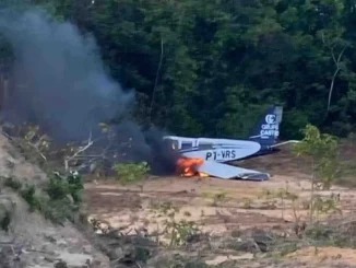 Avião cai e pega fogo no Maranhão; vereador estava a bordo