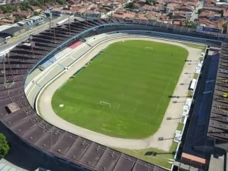 Estádio Rei Pelé que recebe CRB x Vitória pela Copa do Nordeste
