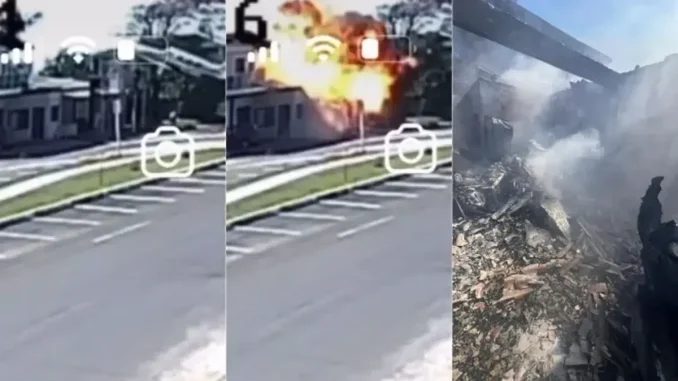 Queda de avião em Capão da Canoa no Rio Grande do Sul deixa quatro mortos