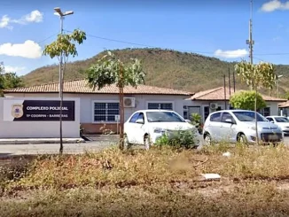Fachada do Complexo Policial (COORPIN) de Barreiras, na Bahia